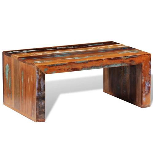 vidaXL Table basse Bois recyclé, Maison & Meubles, Tables | Tables de salon, Neuf, Envoi