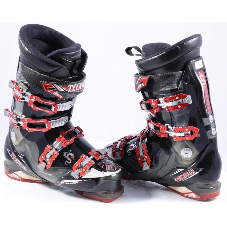 40,5 41 skischoenen TECNICA DRAGON 100, carbon steel, powers, Sport en Fitness, Skiën en Langlaufen, Ski, Schoenen, Gebruikt, Overige merken