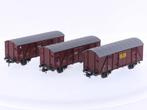 Schaal H0 Roco 4310B (46041) en 2 x 46060 set van 3 geslo..., Hobby en Vrije tijd, Modeltreinen | H0, Gebruikt, Gelijkstroom, Wagon