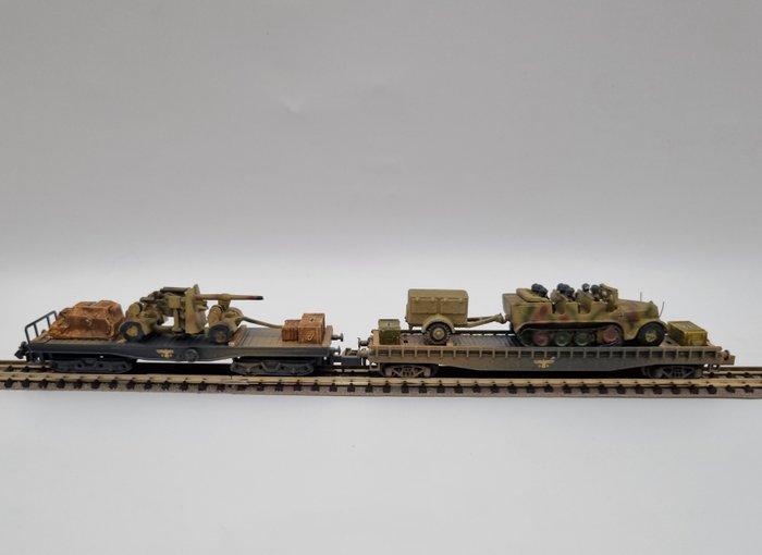 Arnold, Roco N - Model treinwagon (2) - Wehrmacht -, Hobby en Vrije tijd, Modeltreinen | N-Spoor