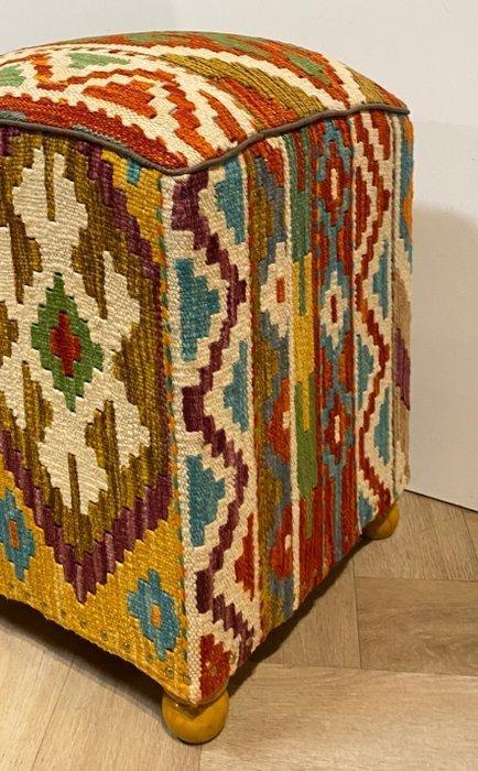 Kelim Poef(Ongebruikt/Nieuw) - Tapijt - 36 cm - 36 cm, Huis en Inrichting, Stoffering | Tapijten en Vloerkleden