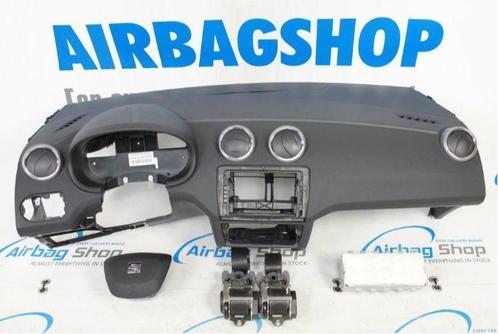 AIRBAG SET – DASHBOARD SEAT ZWART IBIZA 6J FACELIFT, Auto-onderdelen, Dashboard en Schakelaars, Gebruikt, Seat