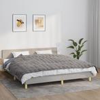 vidaXL Verzwaringsdeken 155x220 cm 11 kg stof grijs, Huis en Inrichting, Verzenden, Nieuw