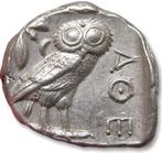 Attica, Athene. Tetradrachm 454-404 B.C. - compact but very