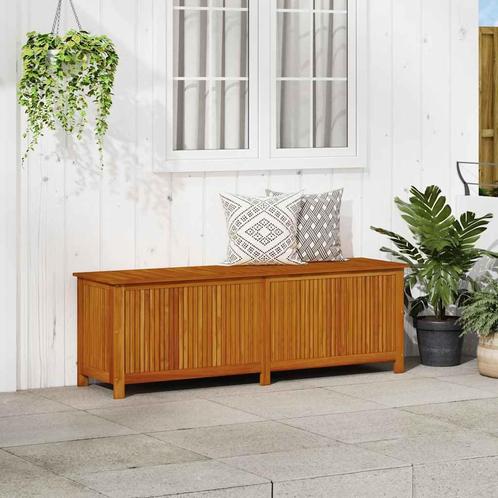 vidaXL Tuinbox 175x50x58 cm massief acaciahout, Tuin en Terras, Bergingen en Tuinkasten, Nieuw, Verzenden