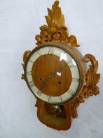 Wandklok - Junghans - Hout, Messing - 1950-1960