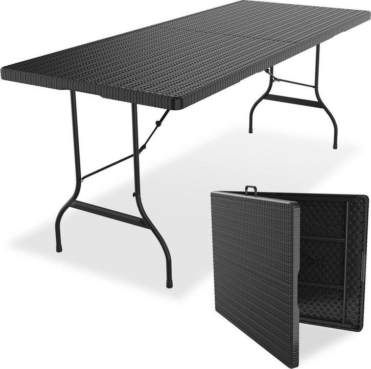 2dekans | LifeGoods Inklapbare Tafel - 180 cm - Campingtafel, Huis en Inrichting, Keuken | Textiel, Ophalen of Verzenden