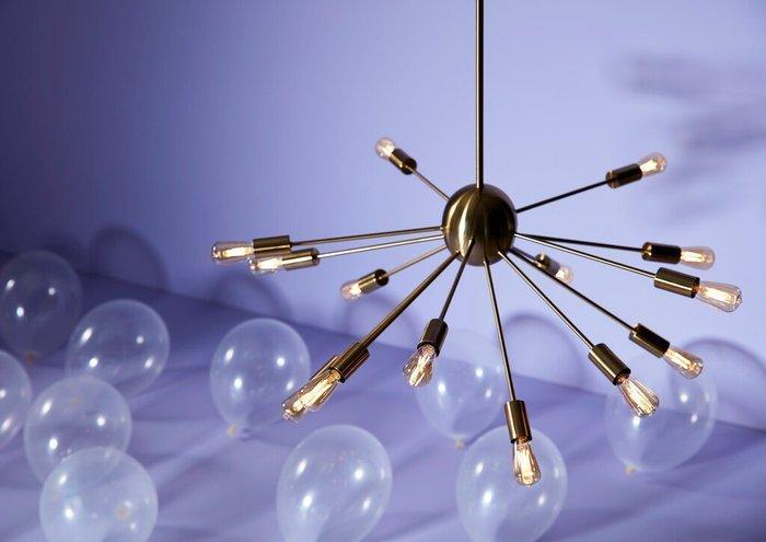 Herstal - Herstal Group - Plafondlamp - MIR Satin Brass -, Antiquités & Art, Antiquités | Éclairage