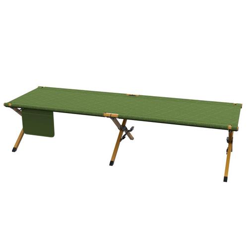 Ligbed - ComfortZone - Inklapbaar - Donkergroen, Tuin en Terras, Ligbedden, Nieuw, Ophalen of Verzenden