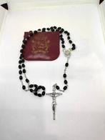 Rozenkrans - Zeer zeldzame zwarte rozenkrans van de paus,, Antiek en Kunst