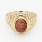 Ring - 14 karaat Geel goud - Goudsteen, Handtassen en Accessoires, Ringen, Nieuw