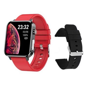 E86 ECG Smartwatch met Extra Bandje - Fitness Sport Activity, Verzenden