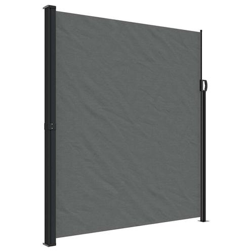 Uittrekbaar Windscherm Antraciet 6m - Tweede kansje - OP=OP!, Tuin en Terras, Tuinschermen, Nieuw, Aluminium, 200 cm of meer, 200 cm of meer
