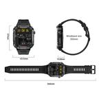 MK66 Outdoor Smartwatch - 1.85 Display - Activity Tracker, Nieuw, Melanda, Verzenden