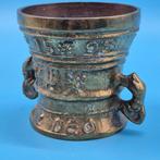 Vijzel en stamper - Brons, Antiek en Kunst