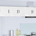 vidaXL Keuken Kast Hoogglans wit 80 x 31 x 40 cm Bewerkt, Verzenden, Nieuw