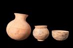 Indus Vallei Groep Aardewerkvaten (3)  (Zonder Minimumprijs), Antiek en Kunst
