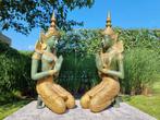 Sculpture, Temple guards - 56 cm - Bronze, Antiquités & Art