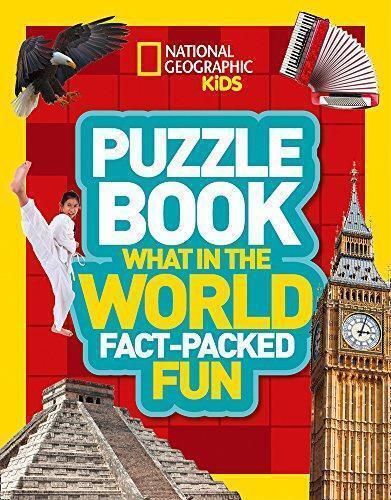Puzzle Book What in the World: Brain-tickling quizzes,, Boeken, Overige Boeken, Gelezen, Verzenden