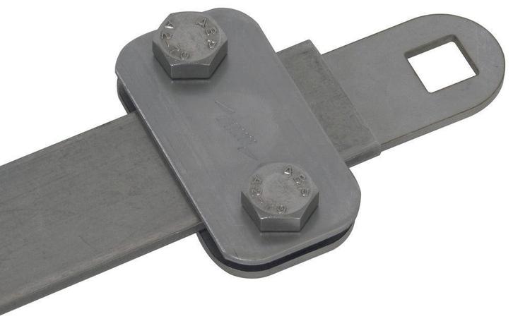 Pièce de serrage en acier inoxydable Dehn avec trou carré D, Doe-het-zelf en Bouw, Elektriciteit en Kabels, Verzenden