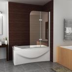 Aanbieding: BWS Badwand 2 Delig Inklapbaar 100x140 cm 6mm, Doe-het-zelf en Bouw, Ophalen of Verzenden, Nieuw, Chroom, Bad