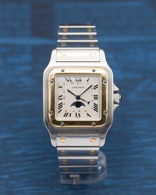Cartier Santos 119901 uit 1990, Handtassen en Accessoires, Horloges | Dames, Verzenden