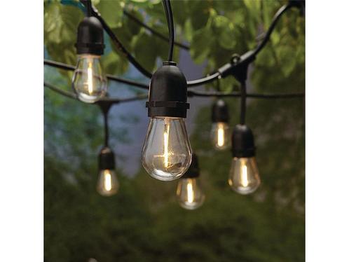 Solar lichtsnoer 10 meter 20 lampjes met hangende fitting,, Huis en Inrichting, Woonaccessoires | Overige, Nieuw, Verzenden