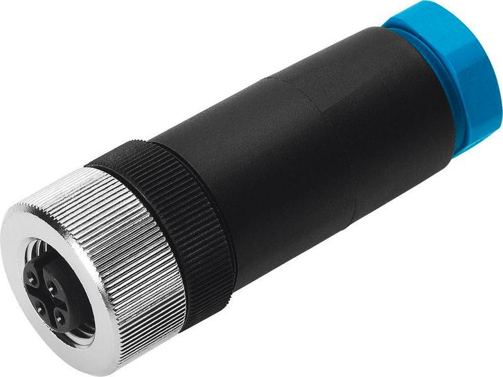 Festo Prise Mâle 4-Pins Forme A M12x1 IP67 - 18495, Bricolage & Construction, Outillage | Autres Machines, Envoi