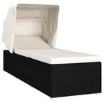 Ligbed Cremewit | Retour Deal Tuin | 35% Korting, Verzenden, Nieuw, Rotan