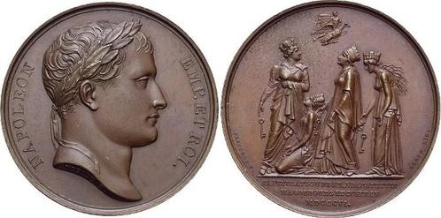 Bronze-medaille 1806 Brandenburg-Preussen Pruisen Friedri..., Timbres & Monnaies, Pièces & Médailles, Envoi