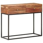 vidaXL Wandtafel 90x35x75 cm ruw acaciahout, Verzenden, Nieuw