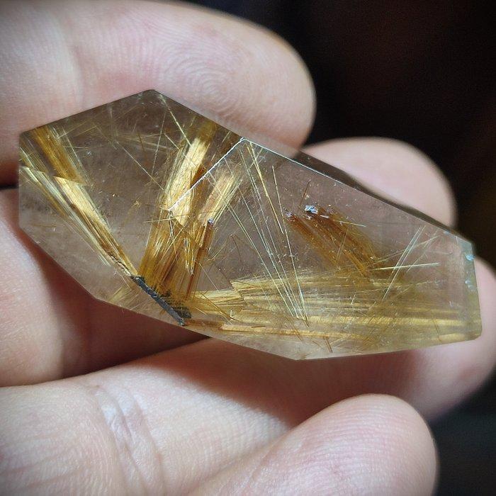 Zeer zeldzaam mooi natuurlijk goudrutiel gekristalliseerd, Verzamelen, Mineralen en Fossielen