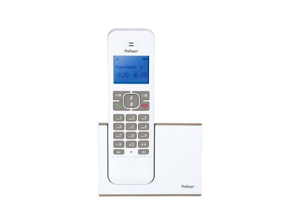 Veiling - Profoon PDX-8400 WT/TE DECT Draadloze telefoon, Telecommunicatie, Vaste telefoons | Handsets en Draadloos, Nieuw