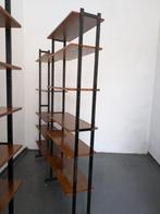 Boekenkast - Hout - Teak, ijzer, brons