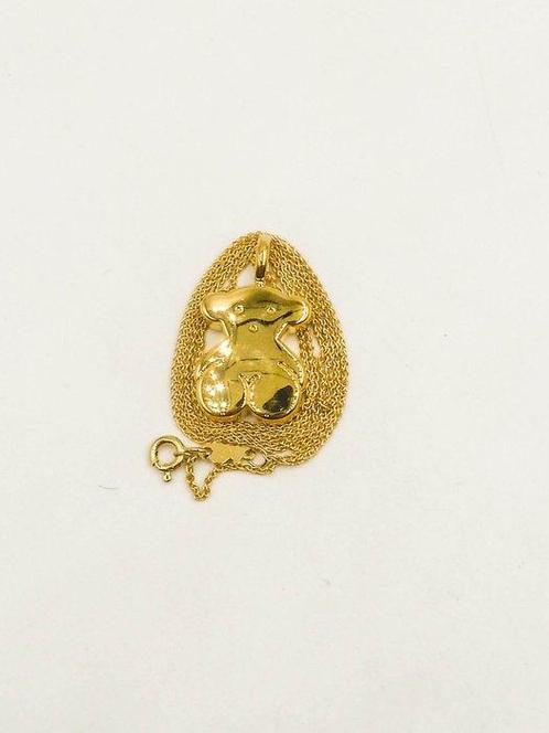 Tous - Ketting met hanger - 18 karaat Geel goud, Handtassen en Accessoires, Antieke sieraden
