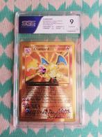 Carte Pokemon Charizard 4/102 Gold Metal Ultra-Premium, Nieuw