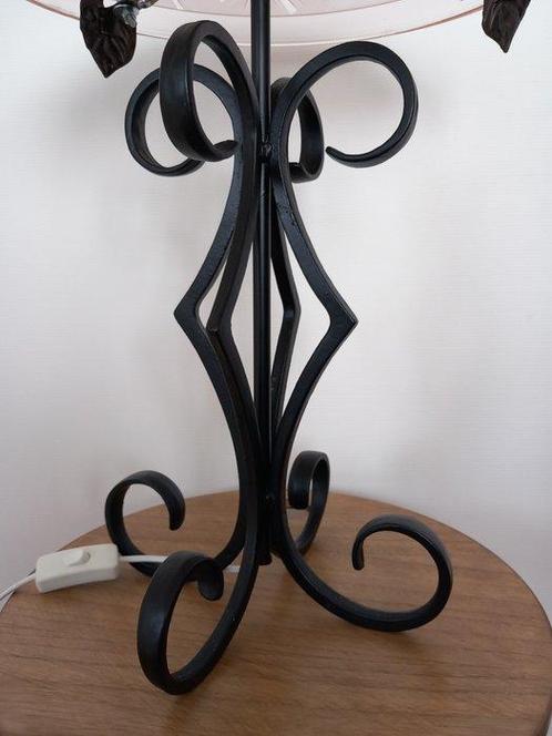 Degué - degué - Bureaulamp - waterlelies - gegoten ijzer -, Antiek en Kunst, Curiosa en Brocante