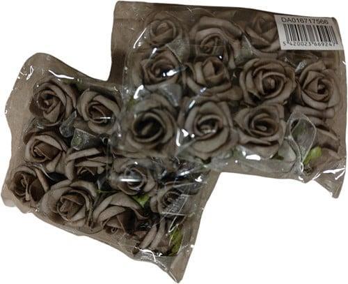 Mini Foam Roos Taupe 2 cm Zelfklevend Pak, Huis en Inrichting, Woonaccessoires | Kunstplanten en Kunstbloemen, Nieuw