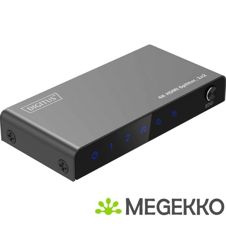 Digitus DS-55336 video splitter HDMI 2x HDMI, Computers en Software, Overige Computers en Software, Nieuw, Verzenden