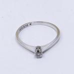 Ring - 18 karaat Witgoud - 0.07ct. tw. Diamant (Natuurlijk), Handtassen en Accessoires, Ringen, Nieuw
