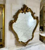 Wandspiegel- 90 cm - Glas, Hout