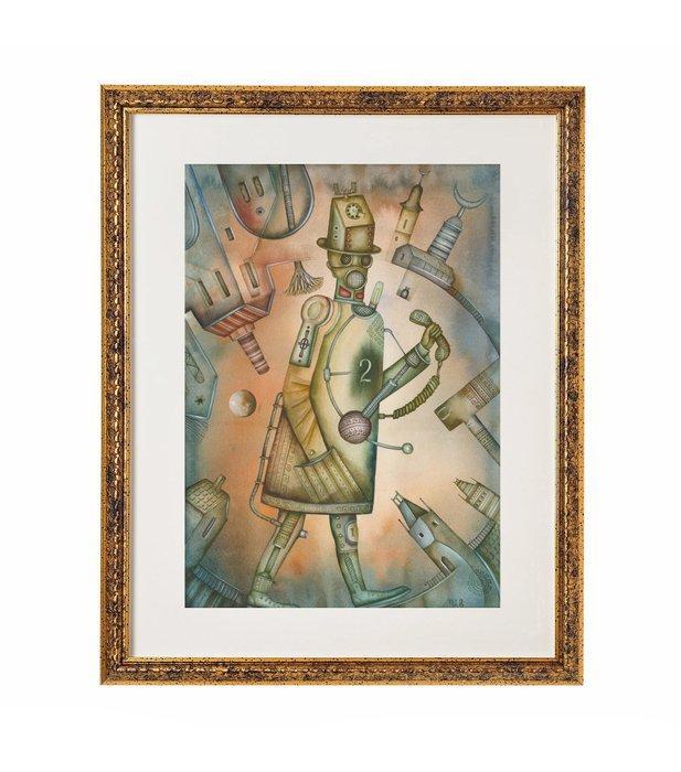 Eugene Ivanov - The Mail Robot, Antiek en Kunst, Kunst | Schilderijen | Modern