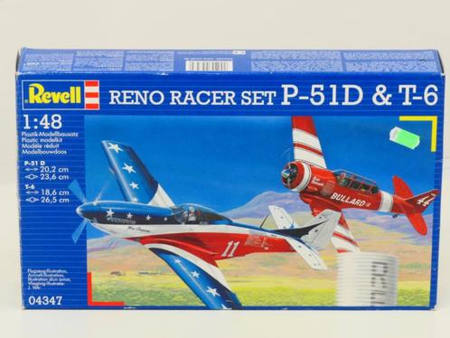 Schaal 1:48 Revell 04347 Reno Racer Set P-51D & T-6 #224, Hobby & Loisirs créatifs, Modélisme | Avions & Hélicoptères, Enlèvement ou Envoi