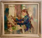 Paul Rouwette (1955) - Vrouw aan de piano