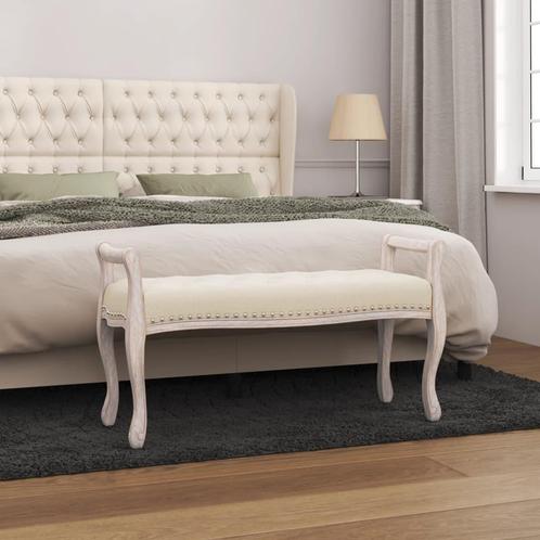 vidaXL Bankje 110x45x60 cm linnen, Huis en Inrichting, Overige Huis en Inrichting, Nieuw, Verzenden