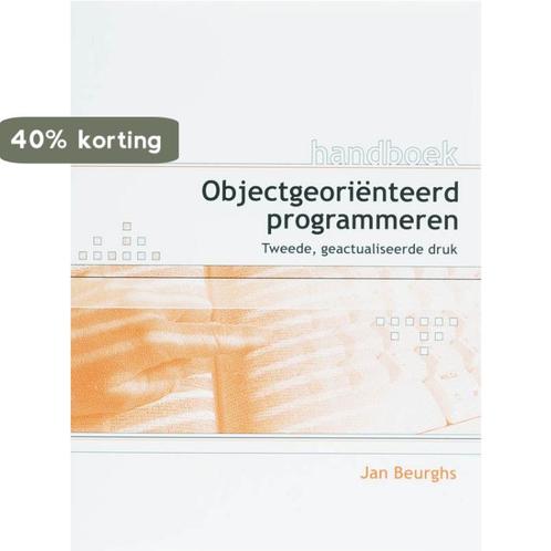Handboek Objectgeoriënteerd programmeren 2e ed. J. Beurghs, Livres, Livres d'étude & Cours, Envoi