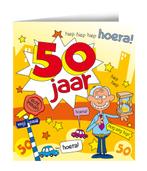 Verjaardagskaart 50 Jaar Man Cartoon 16,5cm, Nieuw, Verzenden