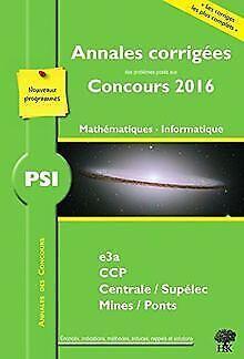 PSI mathématiques et informatique  Collectif  Book, Livres, Livres Autre, Envoi
