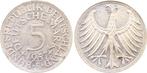 5 Mark Duitsland 5 duitse Mark 1957 F vorzueglich Erstabs..., Postzegels en Munten, Verzenden, België