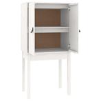 Witte Hoge Kast 60x40 - Retour Deal - Landelijke Stijl vo..., Huis en Inrichting, Kasten | Kleerkasten, Verzenden, Nieuw